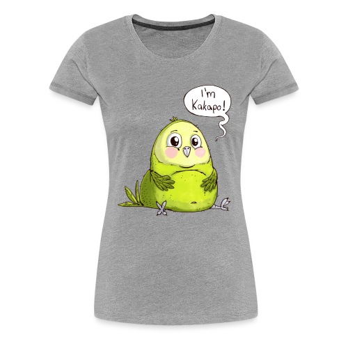 Kakapo - The thickest parrot in the world - Women's Premium T-Shirt
