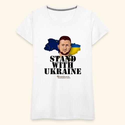 Alaska Ukraine Unterstützer T-Shirt Design - Frauen Premium T-Shirt