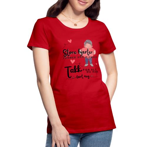 Gave til barnehageansatt eller lærer - Premium T-skjorte for kvinner