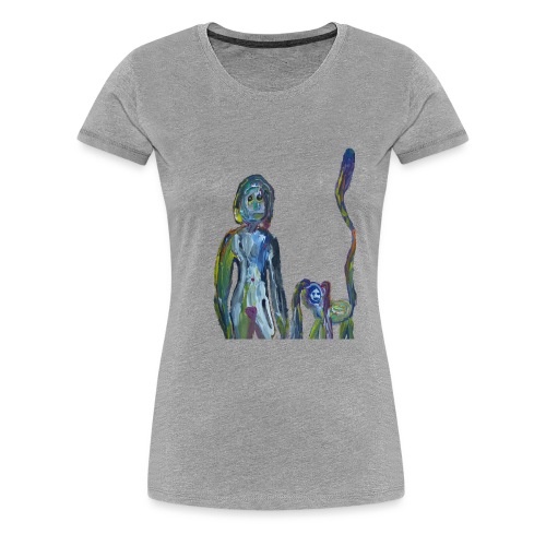 la dame et son animal domestique - T-shirt Premium Femme