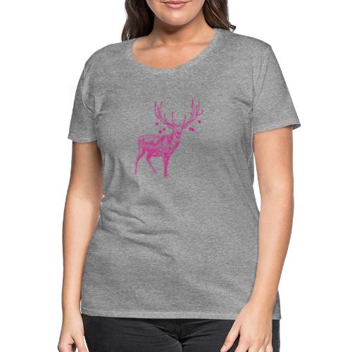 Christmas Deer - Frauen Premium T-Shirt