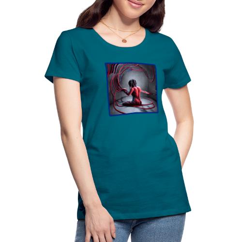 vein girl Blue - Frauen Premium T-Shirt