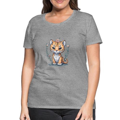 cucciolo tigre - Maglietta Premium da donna