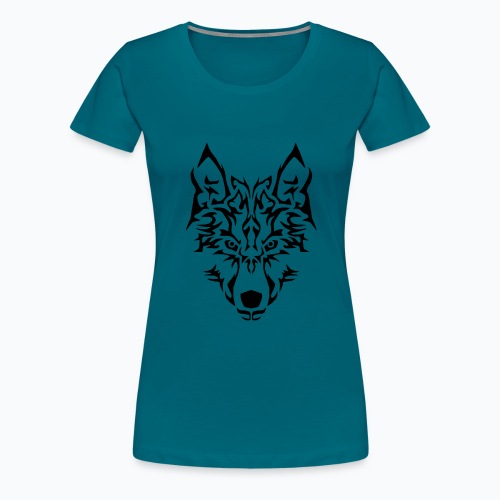 Tribal Wolf - T-shirt Premium Femme