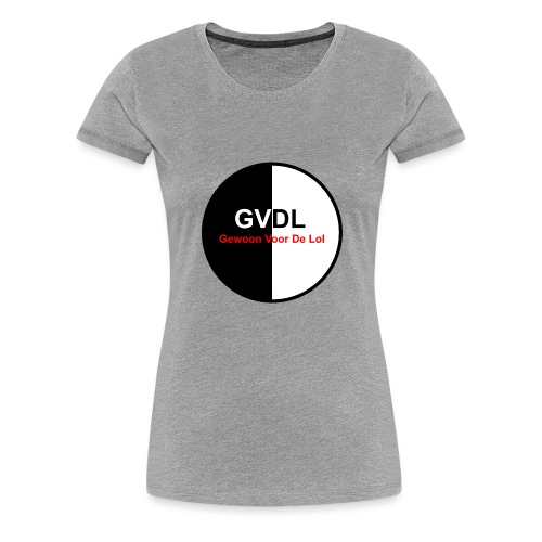 GVDL Logo - Vrouwen Premium T-shirt