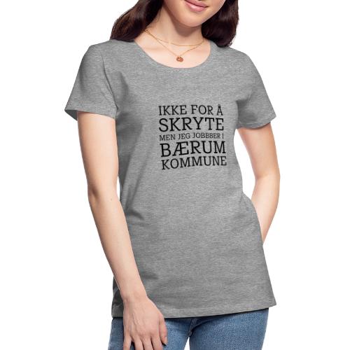 Baerum kommune - Premium T-skjorte for kvinner