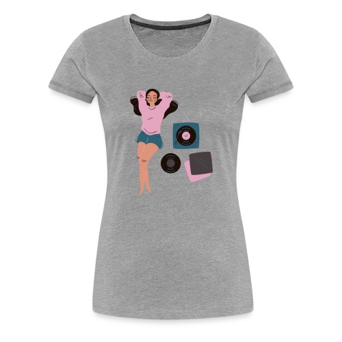 record player - Vrouwen Premium T-shirt