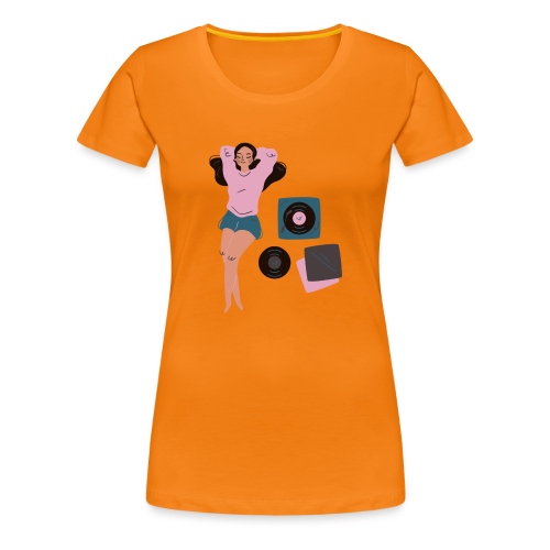 record player - Vrouwen Premium T-shirt