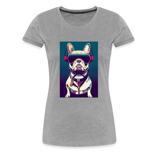French Bulldog - Retro - Vrouwen Premium T-shirt