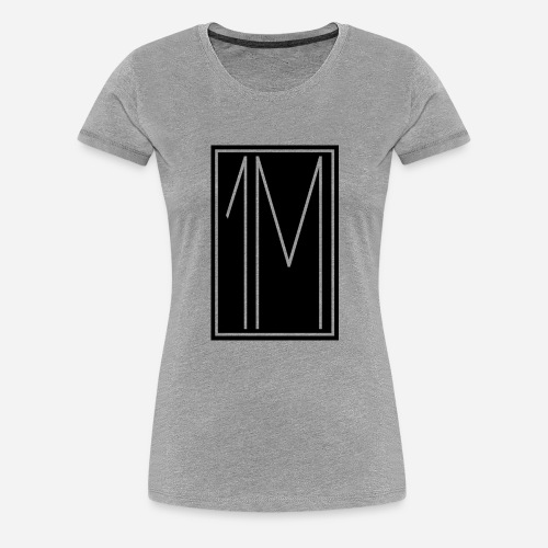 1M/One MVMNT Logo schwarz - Frauen Premium T-Shirt