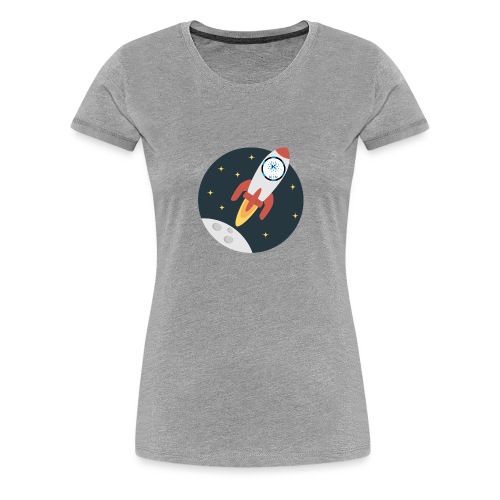 KIN Crypto To the moon and beond! - Women's Premium T-Shirt