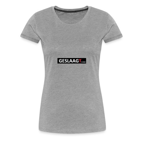 geslaagt01 - Vrouwen Premium T-shirt