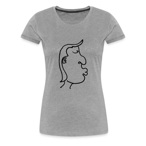 Anonymous Cartoon Head - Women's Premium T-Shirt