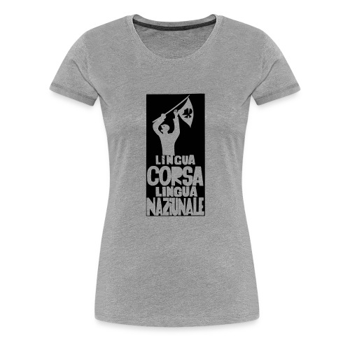 lingua corsa - T-shirt Premium Femme
