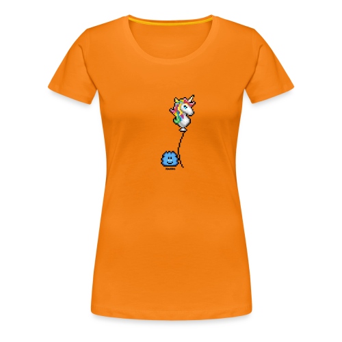 Einhornballon - Girl - Frauen Premium T-Shirt