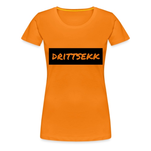 Drittsekk (blå) - Premium-T-shirt dam