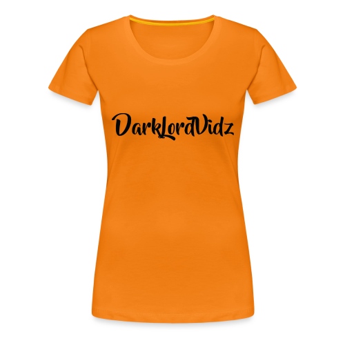 DarklordVidz Black Logo - Women's Premium T-Shirt