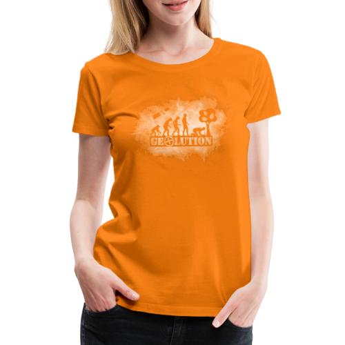 Geolution-light-grunge - Frauen Premium T-Shirt