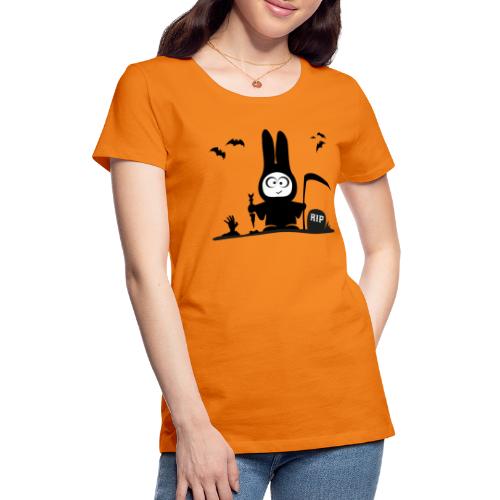 Halloween Hase Kaninchen Fledermaus RIP Sense Tod - Frauen Premium T-Shirt