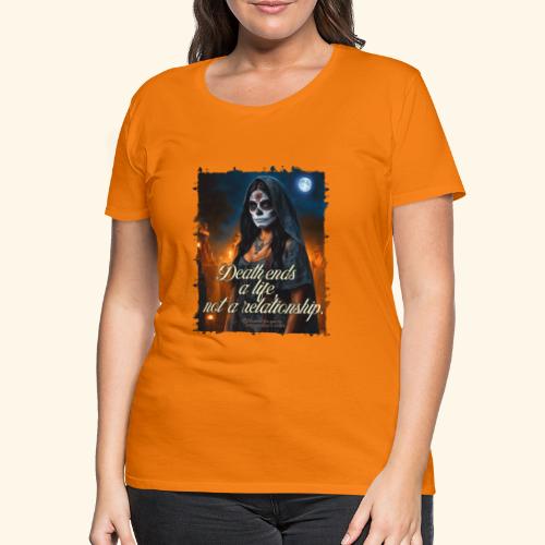 Gothic Girl Dia de Muertos - Frauen Premium T-Shirt