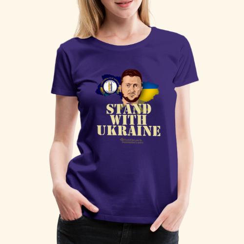 Kentucky Stand with Ukraine - Frauen Premium T-Shirt