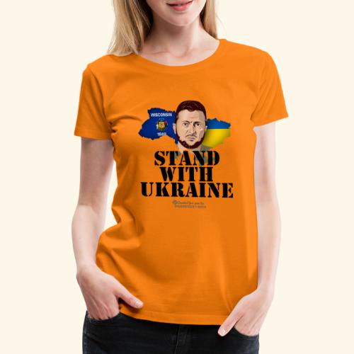 Ukraine Wisconsin - Frauen Premium T-Shirt