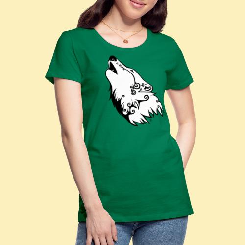 Le Loup de Neved (version blanche) - T-shirt Premium Femme