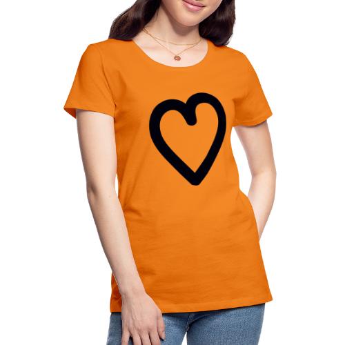 mon coeur heart - T-shirt Premium Femme