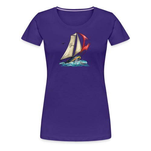 yacht - Frauen Premium T-Shirt