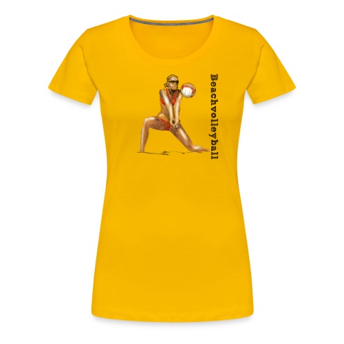 beachvolleyball - Frauen Premium T-Shirt
