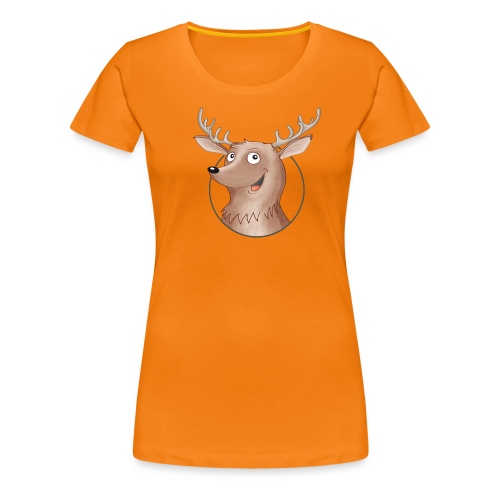 Hirsch - Frauen Premium T-Shirt