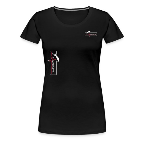 CaniSports Logo negativOH - Frauen Premium T-Shirt