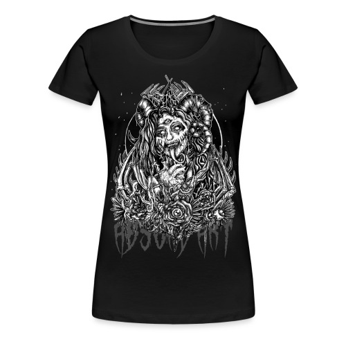 Murderous Beauty, Black'n White, Absurd Art - Frauen Premium T-Shirt