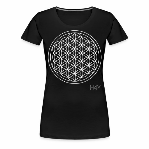 Flower Of Life - This Design Will Heal You - Dame premium T-shirt