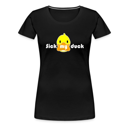 Mon crypto Caro duck sans fond COULEUR - T-shirt Premium Femme