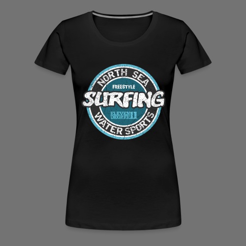North Sea Surfing (oldstyle) - Naisten premium t-paita