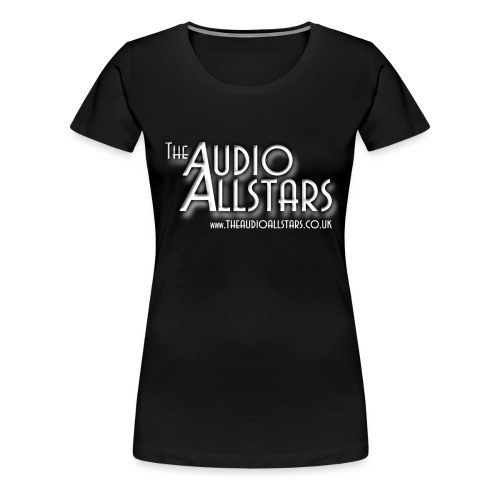 The Audio Allstars logo white - Women's Premium T-Shirt