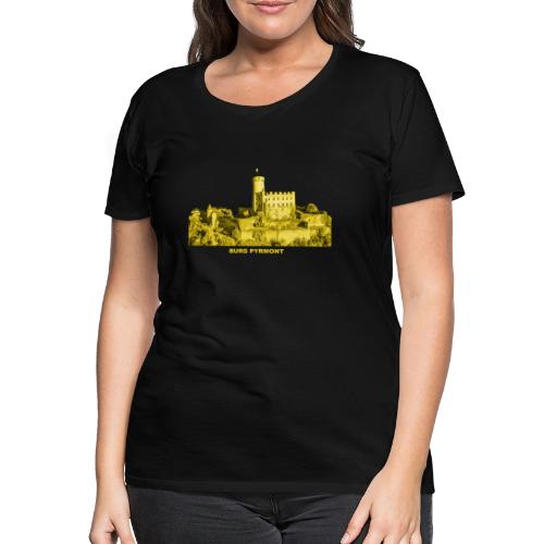 Pyrmont Burg Roes Eifel Elz Rheinland-Pfalz - Frauen Premium T-Shirt