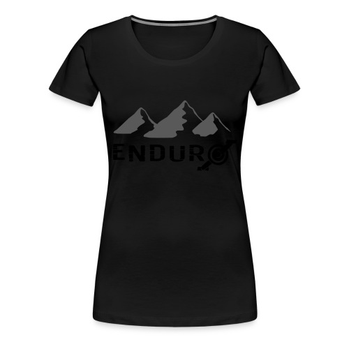 Enduro Mountains MTB - Frauen Premium T-Shirt
