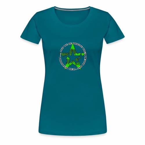 ra star slogan slime png - Frauen Premium T-Shirt