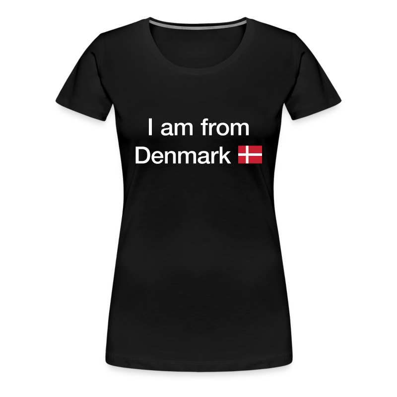 i am from denmark h - Dame premium T-shirt