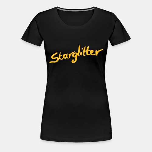 Starglitter - Lettering - Women's Premium T-Shirt