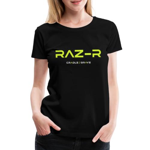 RAZ-R Debut Single 'Cradle to Grave' - Women's Premium T-Shirt