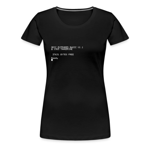 Oric atmos boot screen print - Women's Premium T-Shirt