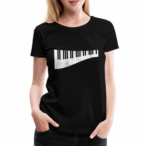 Kyboard Klavier Piano - Frauen Premium T-Shirt
