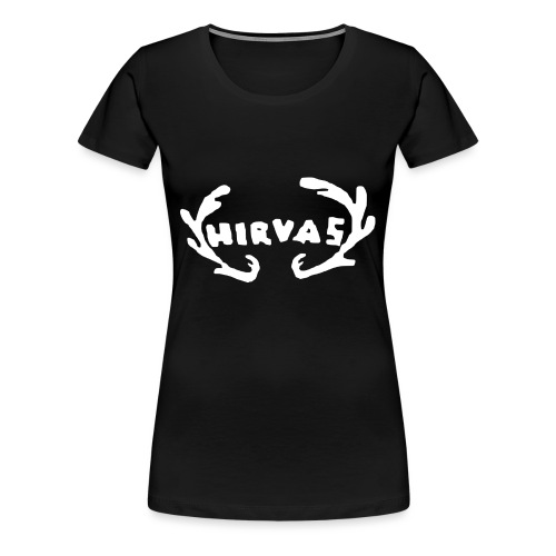 Hirvas vaalea - Naisten premium t-paita
