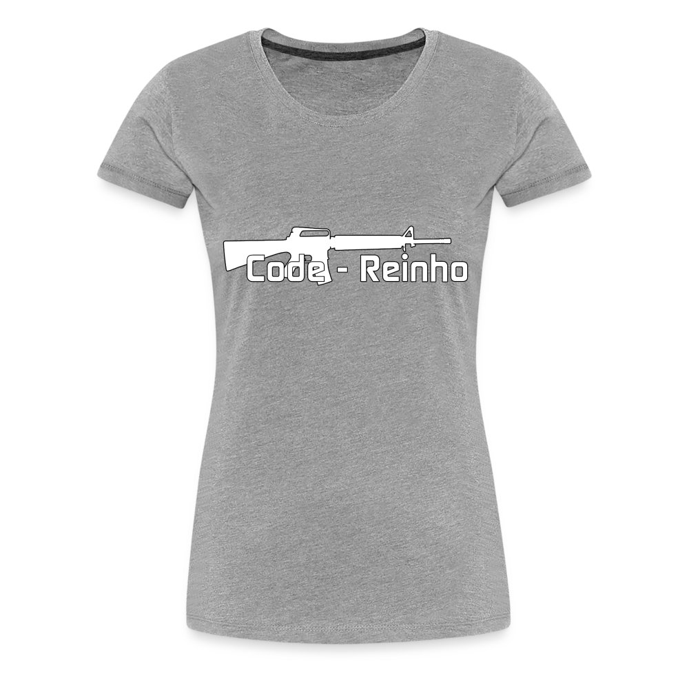 Armonogeek - T-shirt Premium Femme gris chiné