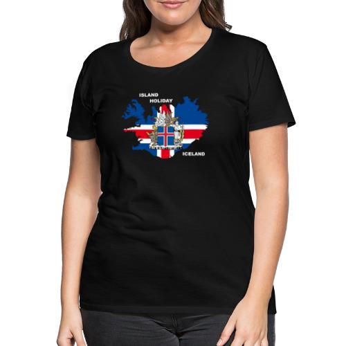Island Iceland Holiday Urlaub - Frauen Premium T-Shirt