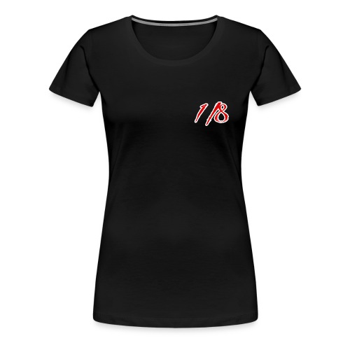 Red And White 1/8 logo Tee - Women's Premium T-Shirt