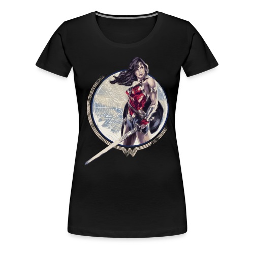 Wonder Woman Schwert Und Schild - Frauen Premium T-Shirt